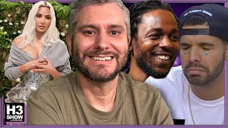 Kendrick vs Drake Beef UPDATES Kim Kardashian Is Losing Followers amp being booed  H3 Show 8 [upl. by Nujra]