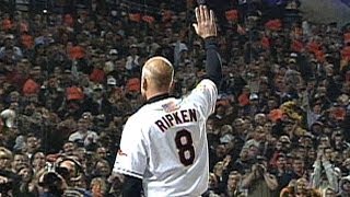 BOSBAL Ripken takes the final atbat of his career [upl. by Silma905]