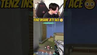 TenZ Insane Jett Ace😳 TenZ Valorant [upl. by Allevon313]