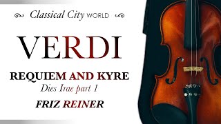 Giuseppe Verdi  REQUIEM AND KYRE  Dies Irae part1 1961 Restored Audio [upl. by Nylecyoj]