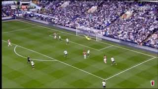 Tomas Rosicky goal vs Tottenham HD 01 with Martin Tyler commentary 4314 [upl. by Clemen133]