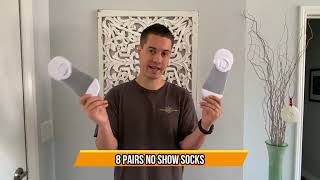 8 Pairs No Show Socks [upl. by Padgett]