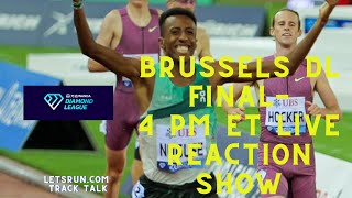 Live Brussels Diamond League Reactions  Jakob Ingebrigtsen wins [upl. by Lucic542]