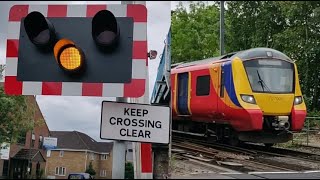 Chertsey Level Crossing Surrey [upl. by Koloski46]