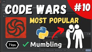 Mumbling  Codewars Popular Katas SOLVED 10 [upl. by Proudlove]