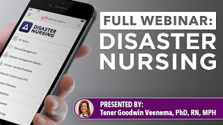 Disaster Nursing and Emergency Preparedness Webinar Recording [upl. by Price607]