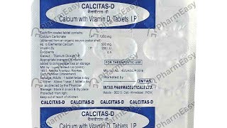 CalcitasD tablets  vitamin D3  full review in Hindi [upl. by Assiar]