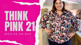 Think Pink Box 21  unboxing and final make [upl. by Yesnnyl]