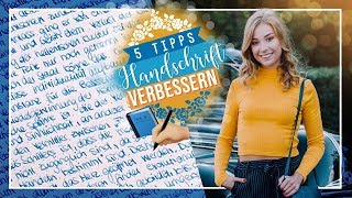 HANDSCHRIFT VERBESSERN  5 Tipps  JustSayEleanor ♡ schöner schreiben [upl. by Samau]