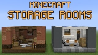 Minecraft Storage Room Ideas [upl. by Husain383]