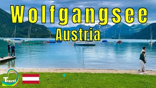 WOLFGANGSEE Austria Walking Tour One of the Largest Lakes in Austria [upl. by Ateekahs]