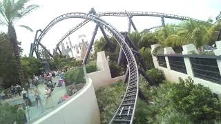 VelociCoaster On Ride FRONT ROW POV Jurassic World Universal Studios Orlando 2021 HD 1080P 60FPS [upl. by Atirehgram]