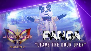 Knock knock para sa Leave the Door Open performance ni Panda  Masked Singer Pilipinas Season 2 [upl. by Alair]