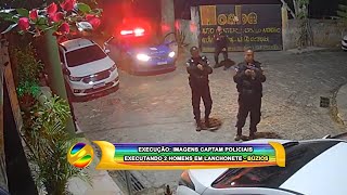 EXECUÇÃO IMAGENS CAPTAM POLICIAIS EXECUTANDO 2 HOMENS EM LANCHONETE  BÚZIOS 05 05 23 [upl. by Ruhl]