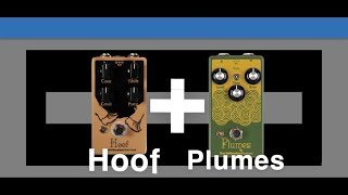 EQD Hoof Boosted with Overdrive Plumes Tube Screamer [upl. by Nimsaj21]