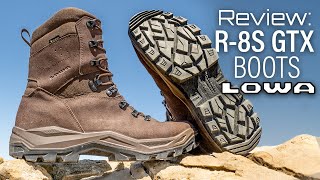 Lowa R8S GTX Boot Review Lightweight Leather Boots for Hiking and Hunting [upl. by Gefen]