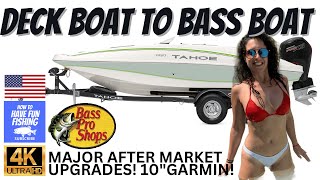 Turn a Deck Boat into a Bass Boat  Bass Pro Shops Tahoe Speed Boat [upl. by Abbottson]