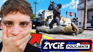 GTA 5 ŻYCIE POLICJANTA 2  ZOSTAŁEM ZAATAKOWANY [upl. by Ellevehc]