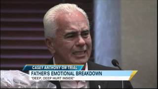 Casey Anthony Trial George Anthony Caseys Father Breaks Down [upl. by Ashwell3]