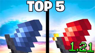 Top 5 PvP Texture Packs For Minecraft Bedrock 121 [upl. by Enomes580]