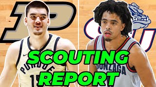 Purdue vs Gonzaga SCOUTING REPORT  NCAA Tourney Purdue Gonzaga Preview [upl. by Nanete]