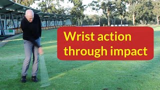 Wrist action through impact [upl. by Nileve]