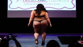 Fashion Week Plus Size 2017  THE CLOTHING Fashion Week And Lingerie For Curvy the newest fashion [upl. by Blanding11]