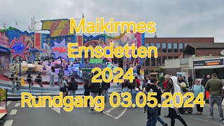 Rundgang Maikirmes Emsdetten 2024 [upl. by Jalbert]