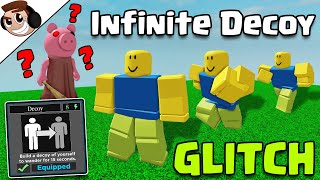 NEW PIGGY Infinite Decoy GLITCH Stun Piggy Infinitely Tutorial [upl. by Leruj]