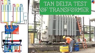 tan delta test of transformer by omicron cpc100kit how to do tan delta test [upl. by Forlini]