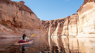 Kayaking 50k Around Antelope Island  Lake Powell Arizona [upl. by Charmaine693]