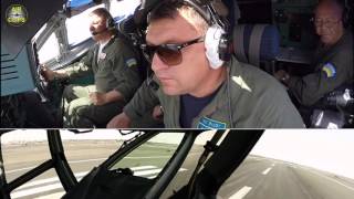 Antonov 22 FANTASTIC Abu Dhabi Landing Cockpit views with full ATC MUST SEE AirClips [upl. by Airuam599]