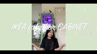 🌿 MY IKEA GREENHOUSE CABINET  FABRIKOR  Jeanie  ♡ [upl. by Enert]