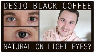 Desio Coffee Collection Black Coffee Contact Lens Review [upl. by Nitnilc]