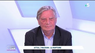 Patrice Duhamel  AttalMacron  la rupture  cdanslair linvité 19062024 [upl. by Ahsienod]