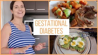 WHAT I EAT IN A DAY WITH GESTATIONAL DIABETES  32 WEEKS PREGNANT [upl. by Fausta]