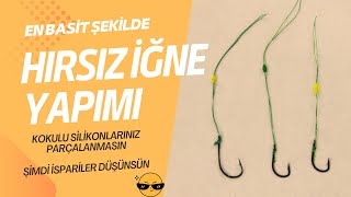 En Basit Şekilde Hırsız İğne Nasıl Yapılır   Parçalanan Silikonlara Son [upl. by Attalie]