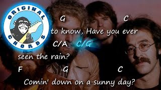 Creedence Clearwater Revival  Have You Ever Seen The Rain  Chords amp Lyrics [upl. by Idnim]