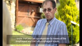 Video about TEspeechesophageal speech  René Laisney [upl. by Harilda]