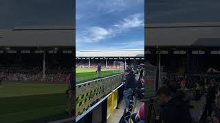 PREMATCH INSIDE CRAVEN COTTAGE AWAY END  FULHAM V WEST HAM  PREMIER LEAGUE [upl. by Hesper324]