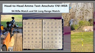 Anschutz 1761 MSR HeadtoHead SK Long Range Match and SK Rifle Match ARA Unlimited [upl. by Ahsena]