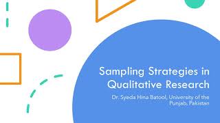 Sampling in Qualitative Research Snowball Purposive Convenience [upl. by Sedecrem]