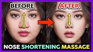 Nose massage at home get slim  sharp  nose in 7 days by face yoga  cenaz [upl. by Broddy414]