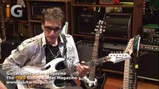 Steve Vai Circular Vibrato Technique  Steve Vai 2012 Interview  Guitar Interactive Magazine [upl. by Grani824]