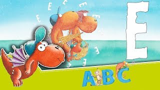 Der kleine Drache Kokosnuss und die Buchstaben E – Alphabet lernen – Lernvideo für Kinder [upl. by Ohcirej562]