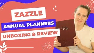 Zazzle Planners Unboxing amp Review [upl. by Restivo24]