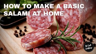 How to make a Simple Salami at home  EASY FOOLPROOF RECIPE [upl. by Lombardo]