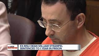 Former MSU dean William Strampel sentenced to 1 year in jail [upl. by Novyar733]