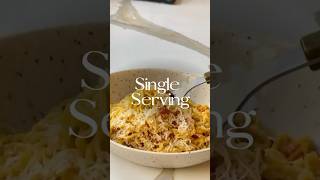 Single Serving Instant Ramen Carbonara shorts [upl. by Steward627]