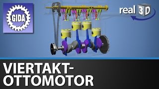 Trailer  ViertaktOttomotor  Physik  3D Software [upl. by Eda]